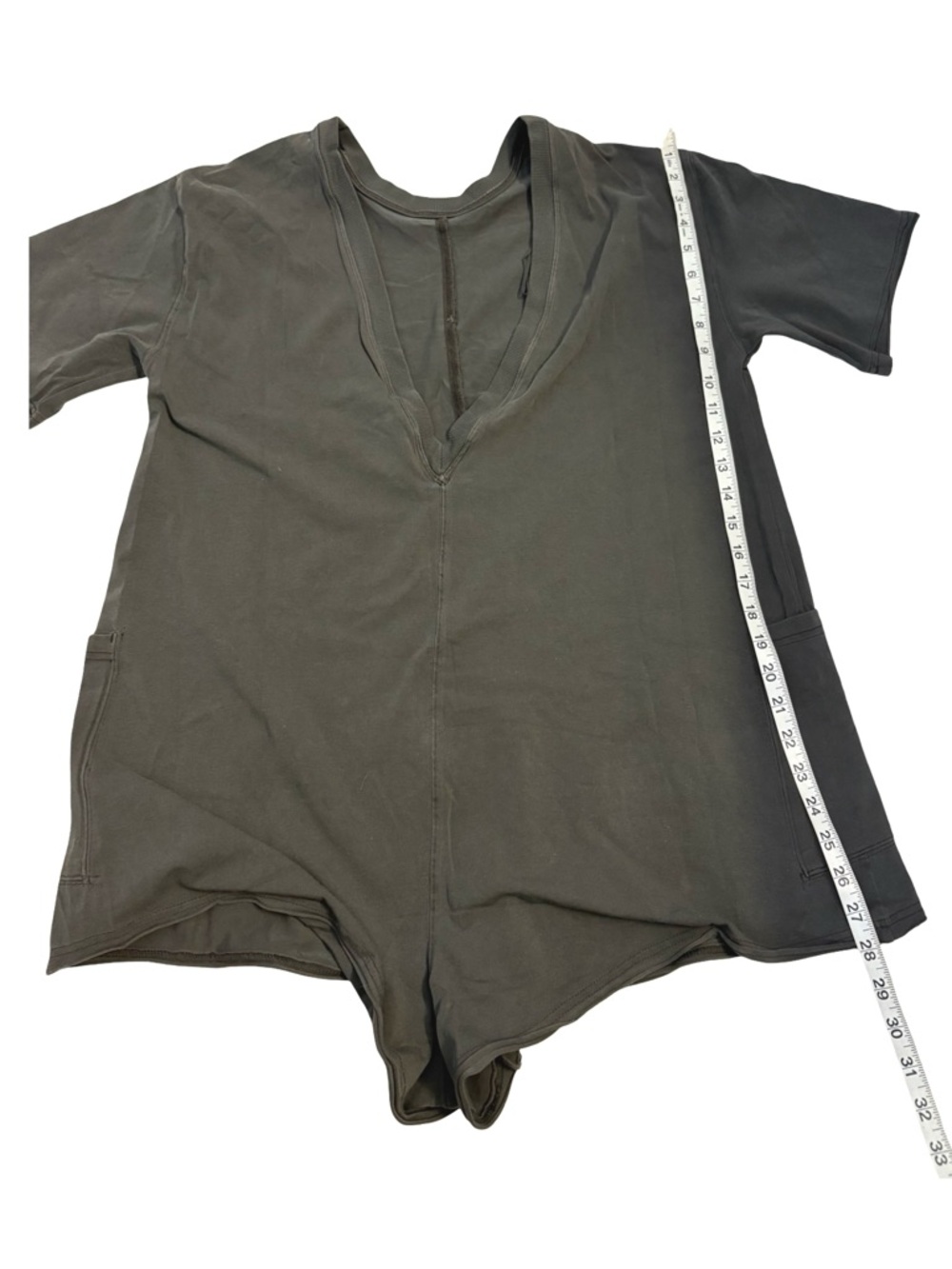 Free People MOVEMENT NWOT Hot Shot Tee Romper Short Size XS Oversized Cozy - Picture 11 of 13